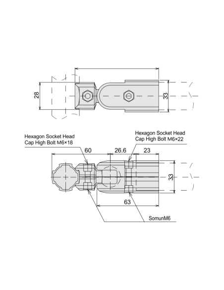 90° Açılı Bağlantı Parçası - Dıştan, DKJ28-A07D