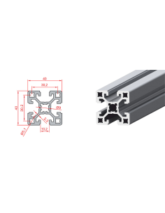 40x40 Ağır Sigma Profil,...