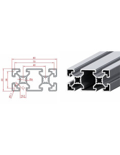 40x80 Light Sigma Profil,...