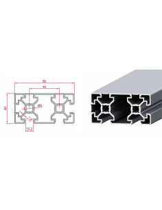 40x80 Kapalı Sigma Profil,...