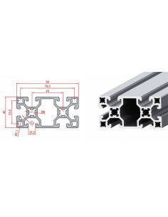 45x90 Ağır Sigma Profil,...