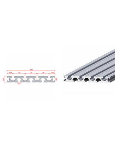 22,5x180 Yüzey Kaplama Profili, Kanal:10