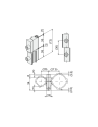 Ø28 Menteşe Metal Sol, DKE28-27R