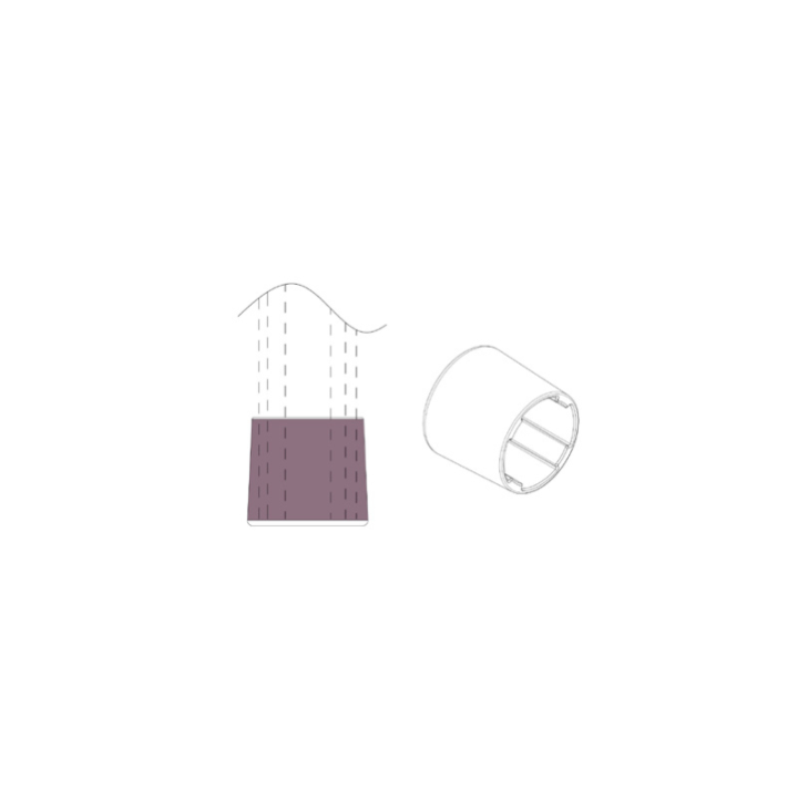 Ø28 Plastik Ayak, DKP28-04