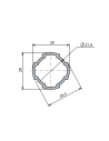 Ø28 - 1,7 mm Boru Profil