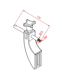 Konsol Bağlantı Mili  (150 mm) 2