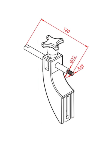 Konsol Bağlantı Mili  (120 mm)