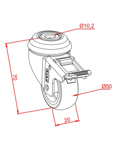 Ø 50 Tekli Tekerlek 2