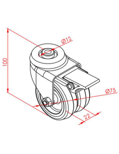 Ø75 Çiftli Tekerlek 2