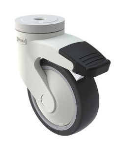 Ø100 Plastik Tekerlek Frenli