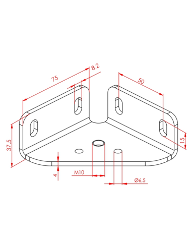 Köşe Ayak Bağlantı Parçası