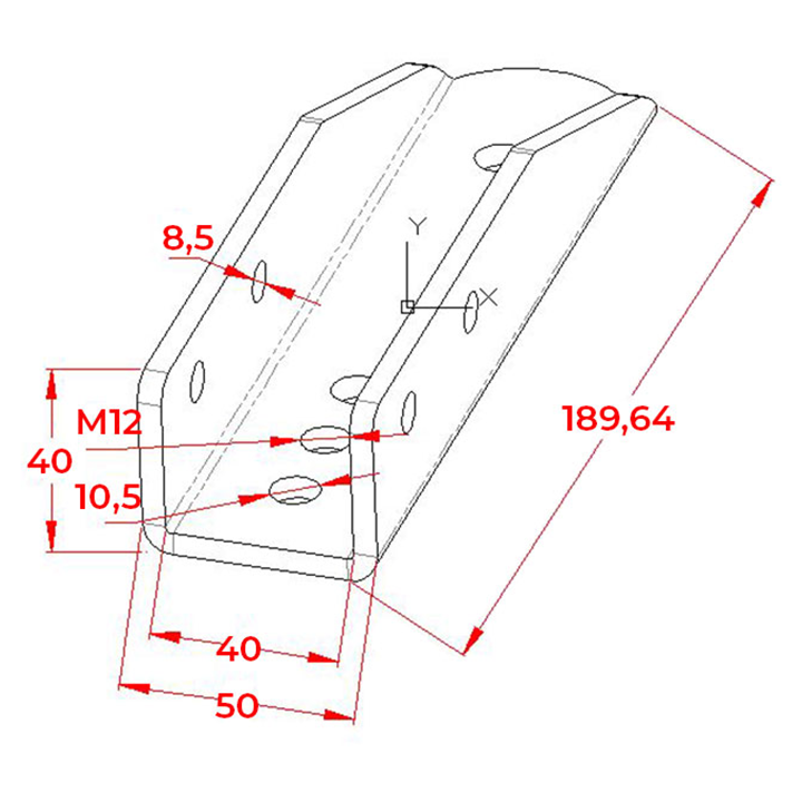 40x80 Ayak Bağlantı Sacı