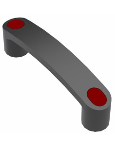 Plastik Kulp Kırmızı Tıpalı