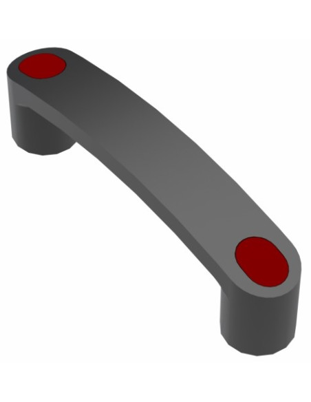 Plastik Kulp Kırmızı Tıpalı