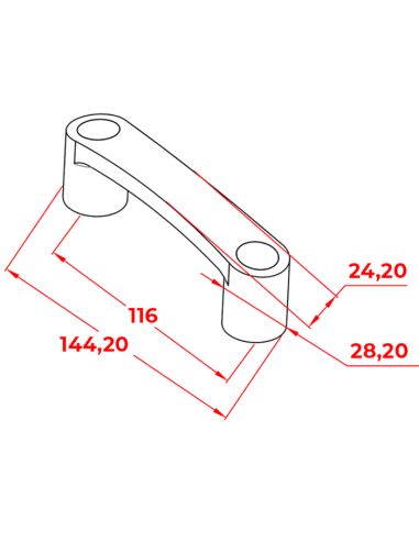 Plastik Kulp Kırmızı Tıpalı