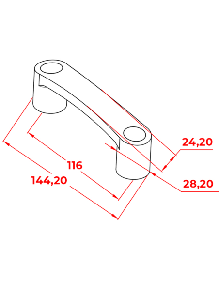 Plastik Kulp Kırmızı Tıpalı