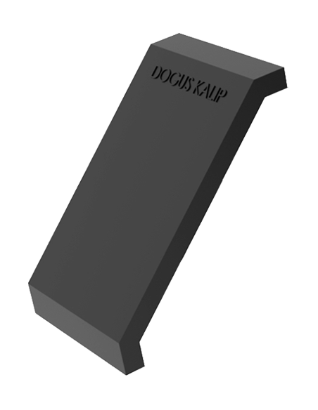 40x40 Geniş Köşe Bağlantı Kapağı Siyah