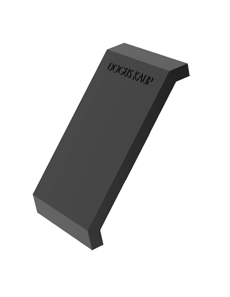 20x25 Geniş Köşe Bağlantı Kapağı Siyah