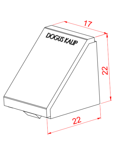 20x25 Geniş Köşe Bağlantı Kapağı Siyah