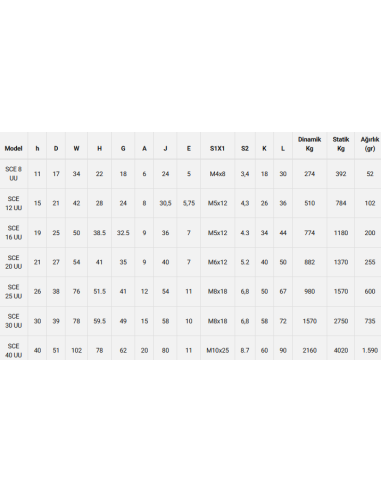 Kafesli Rulman Kapalı SCE 25 UU