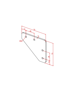 20x25 İki Yönlü Bağlantı Sacı 2