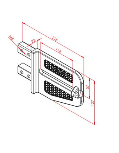 23x127 Konveyör Gergi Plakası Takımı