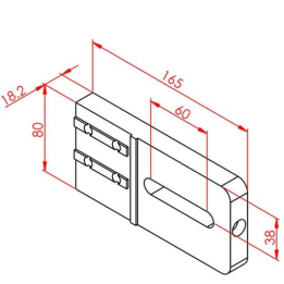 30x60 Konveyör Gergi Plakası