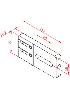 30x60 Konveyör Gergi Plakası
