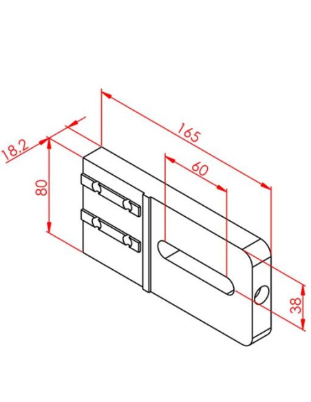 30x60 Konveyör Gergi Plakası