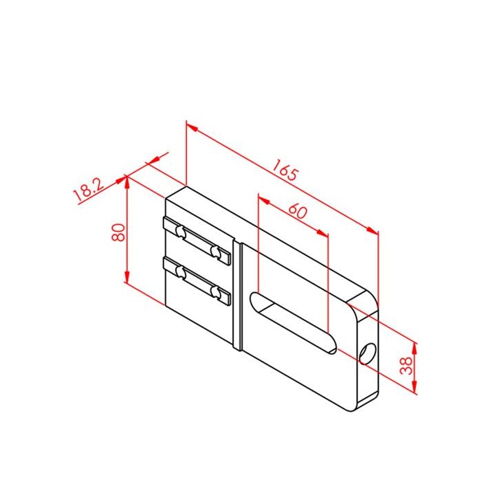 30x60 Konveyör Gergi Plakası