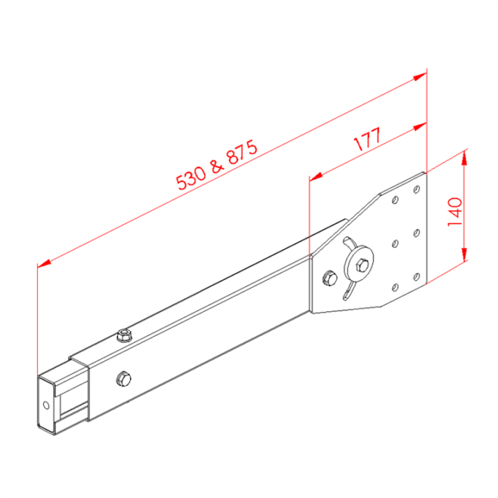 Metal Ayak Grubu Dereceli Küçük 23x75