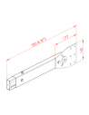 Metal Ayak Grubu Dereceli Küçük 23x75