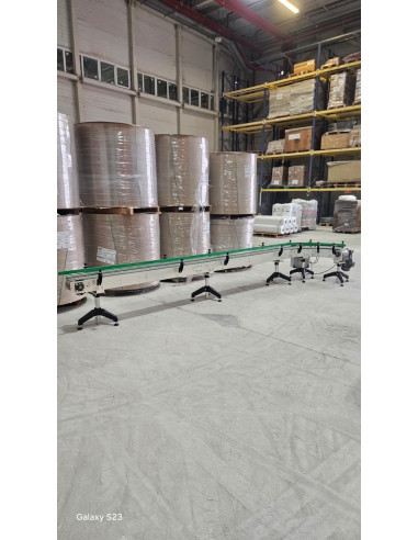 Asetal Bantlı Dönüşlü Konveyörler